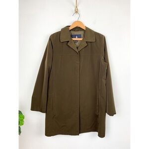London Fog Women’s Olive Green Windbreaker Jacket Sz M